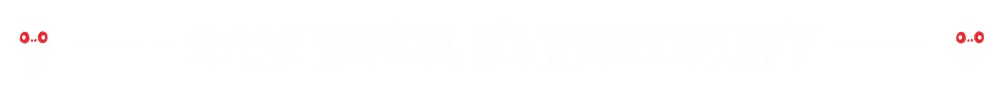 Little Bigfoot Tagline – Spooky Ride Spooky Ride: White text “LITTLE BIGFOOT, BIG RESPONSIBILITY” with skull icons.