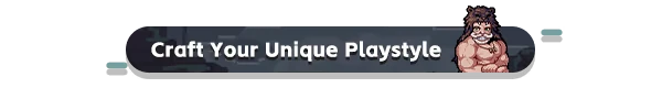 Stray Path: Banner with "Craft Your Unique Playstyle" text and a muscular character on the right.