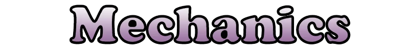 Swarmdustry: Large purple serif word “Mechanics” on a black background.