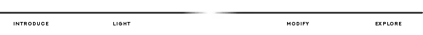 THANKS, LIGHT.: A glowing white light bulb with a horizontal black line across the center.
