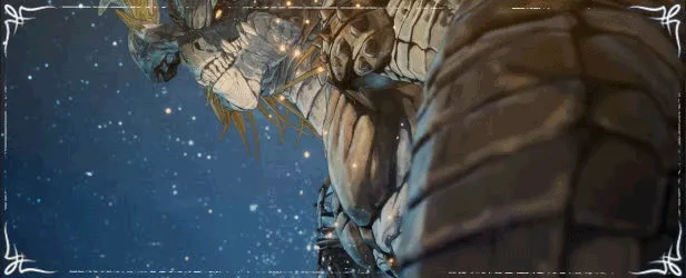 The First Berserker: A massive dragon with golden horns against a starry night sky.