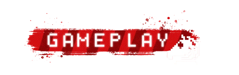 The Mare Show: Red pixelated "GAMEPLAY" text with a white horse head icon on the right.