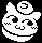 THERMOCLINE: Blurry black-and-white pixel art of a skull-like face with dark eye sockets.