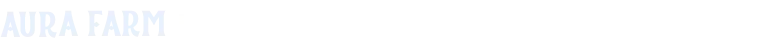 Title Logo – TileShire TileShire: White pixel text “AURA FARM” on black background, with small icon at right.