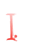 T.W.I.R.L.: Large red letter T with white scribbled letters on a black background.