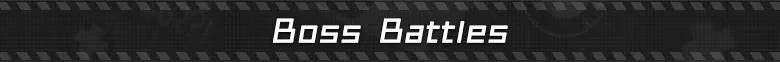 Boss Battles – Ved: Recure Ved: White text “Boss Battles” on dark striped banner background.