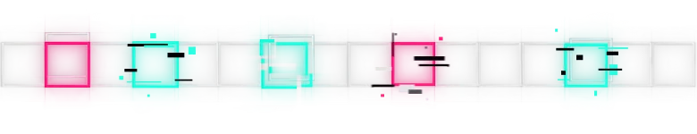 Colorful Patterns – Vextorial Vextorial: Colorful grid with pink and blue squares, black lines, and a textured gray background.