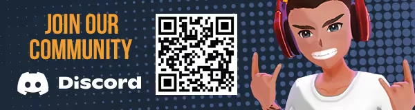Youtubers Life 3: Character with headphones, QR code, and "JOIN OUR COMMUNITY" text.